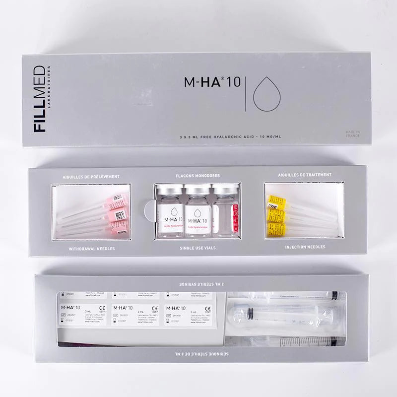 FILLMED FILORGA M HA 10 3X3ML Hyaluronic Acid Facial Serum for Hydration & Anti-Aging | Perfect for Daily Skincare & Night Routine