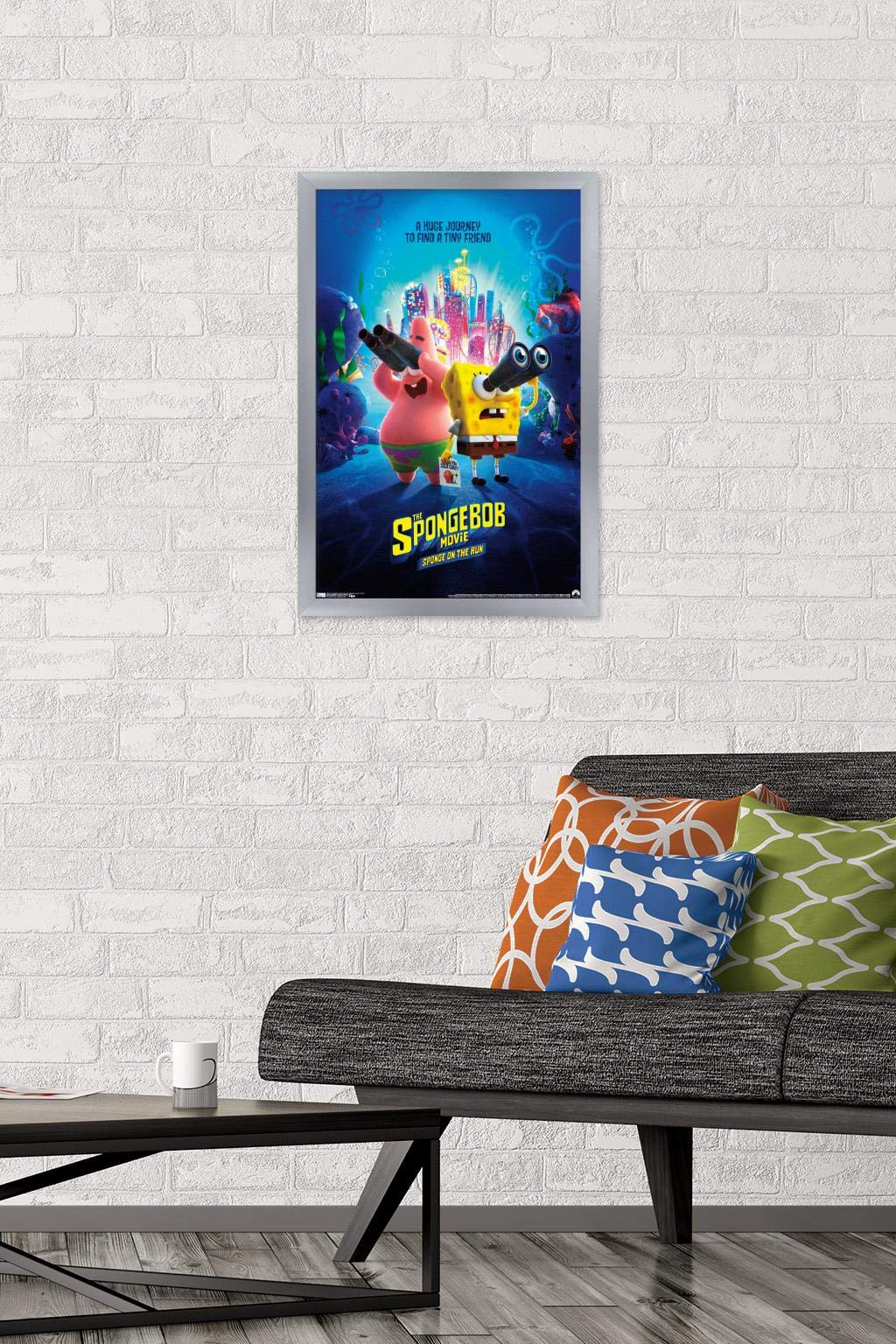 Trends International The SpongeBob Movie: Sponge On The Run - Premium Key Art Wall Poster, 14.725
