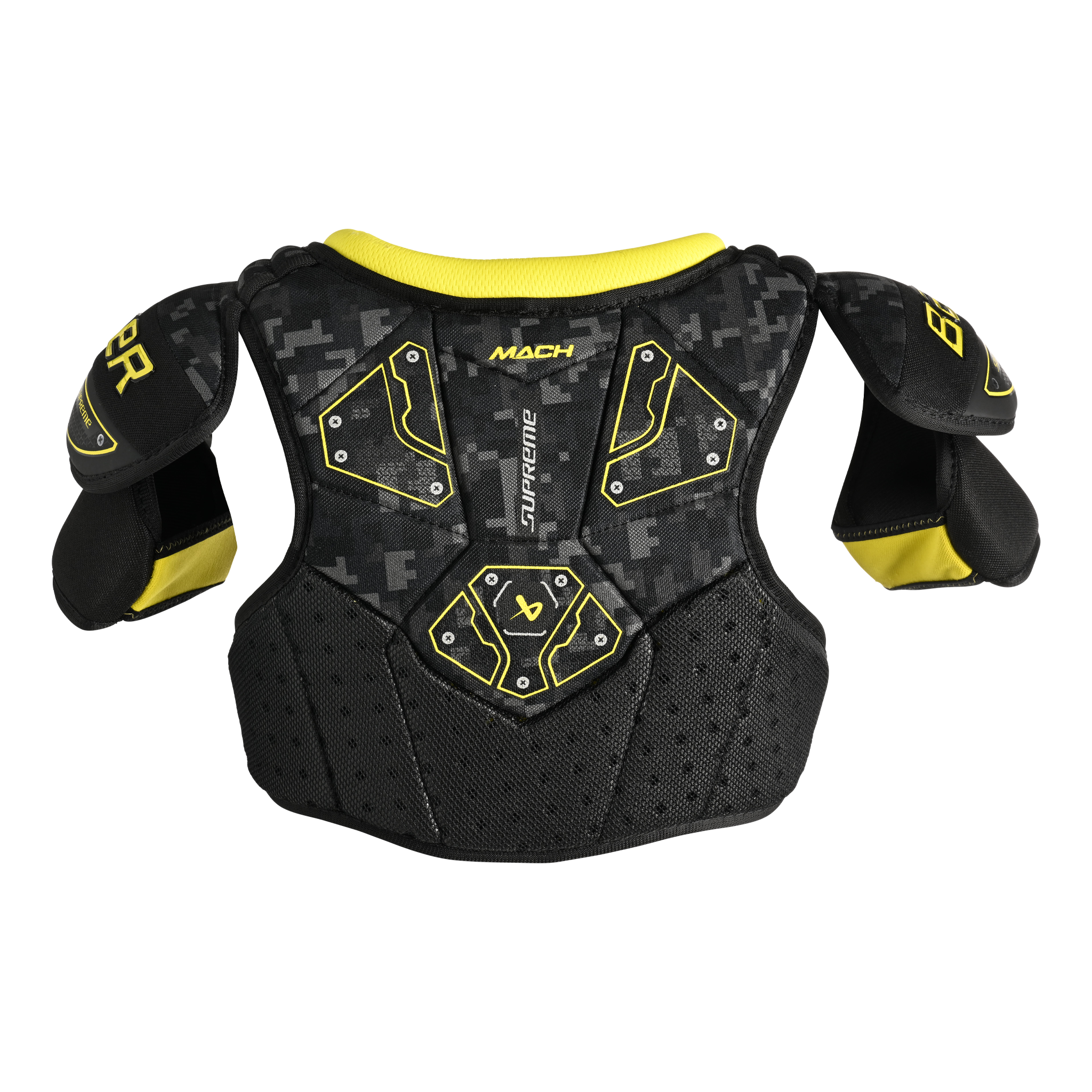 Bauer Supreme Mach Youth Hockey Shoulder Pads - Lightweight Protective Gear for Ice Hockey Players - Perfect for Youth Training & Games
