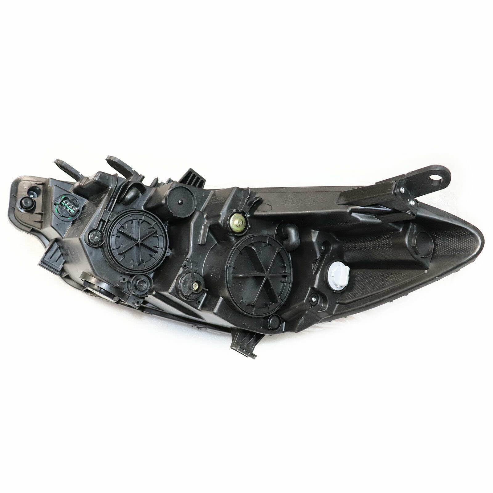 LOYALHEARTDY Headlight Assembly for 2014-2016 Kia Forte/Forte Koup/Forte5 - Left & Right Side H1/H7 High/Low Beam Headlamps - Perfect for Night Driving and Foggy Conditions
