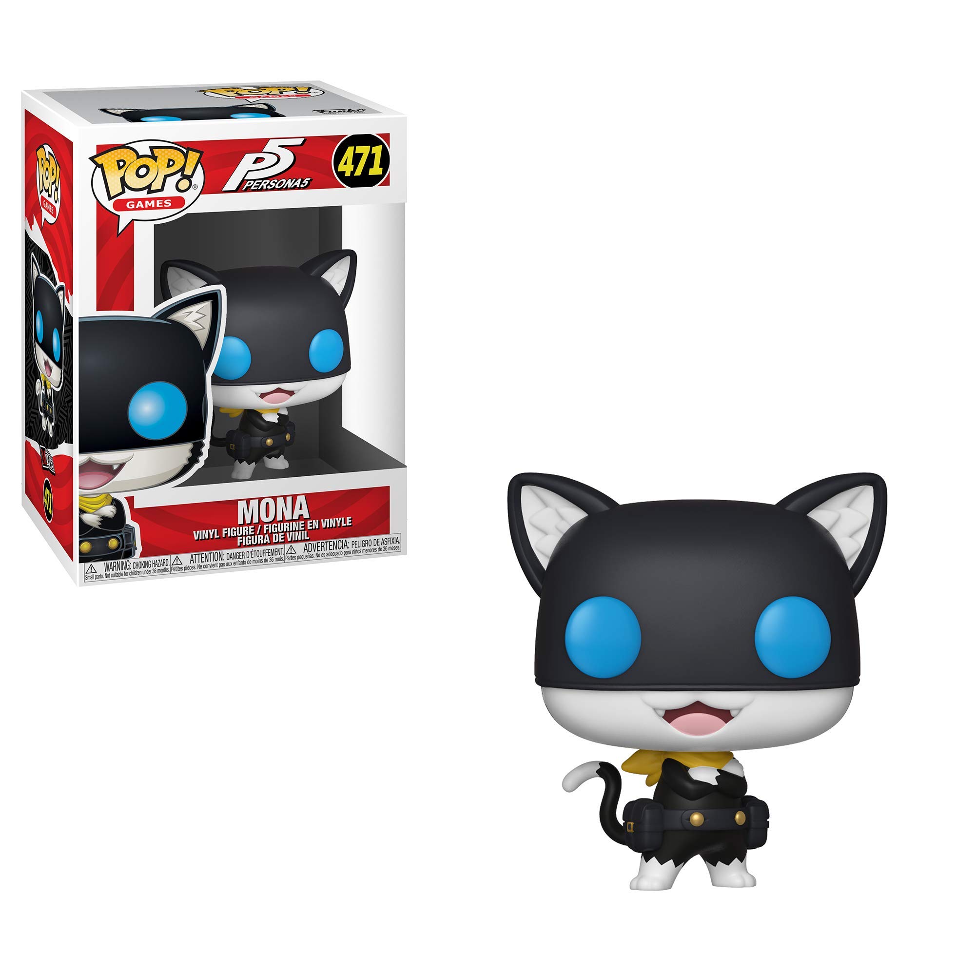 Funko Pop! Games: Persona 5 - Mona Action Figure - Collectible Vinyl Toy for Gamers & Anime Fans - Perfect for Display, Gifts & Gaming Room Decor