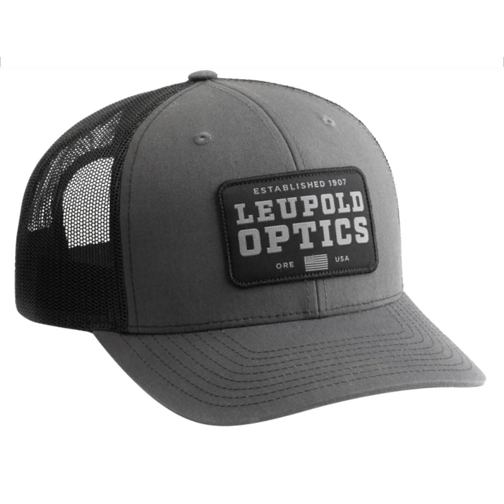 Leupold Trucker Hat - Adjustable Mesh Back Baseball Cap for Men & Women - Perfect for Outdoor Activities, Hiking, Fishing, and Casual Wear