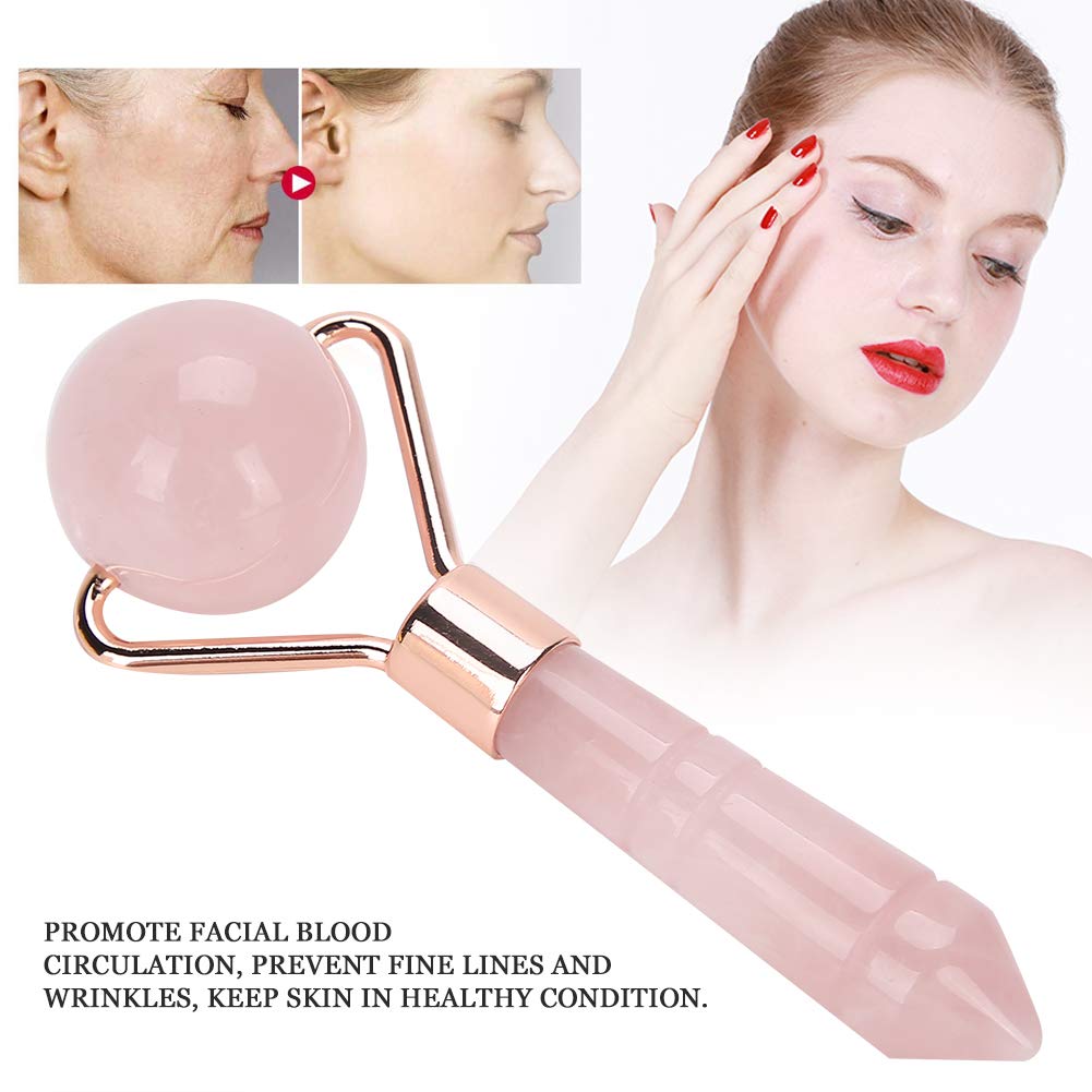 Premium Jade Face Roller for Anti-Aging & Facial Massage - Natural Jade Stone Therapy Tool for Skin Tightening, Wrinkle Reduction & Muscle Relaxation - Perfect for Home Spa, Self-Care Routine & Beauty Therapy