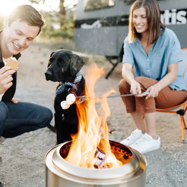 Solo Stove Ranger 2.0 Portable Campfire Pit - Smokeless Outdoor Fire Pit for Backyard, Patio & Camping - Compact & Lightweight Design with 360° Airflow Technology - Perfect for S'mores, Gatherings & Outdoor Adventures