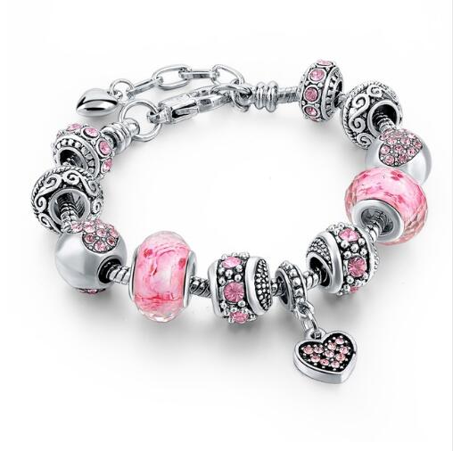 Elegant Crystal Beads & Snake Chain Charm Bracelets for Women - Stylish Boho Jewelry for Parties, Weddings & Everyday Wear