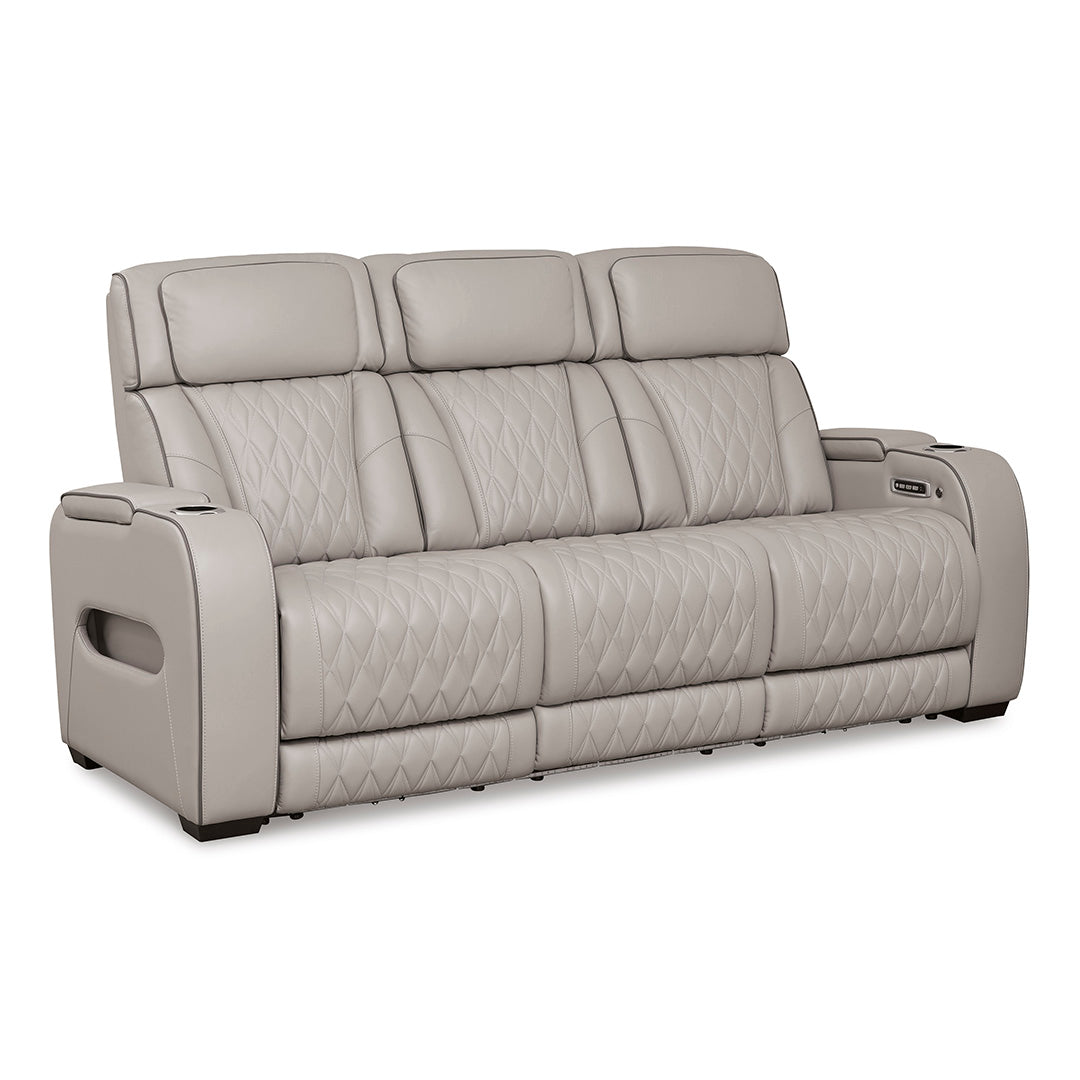 Boyington Power Reclining Sofa - Modern Electric Recliner with USB Charging Ports | Perfect for Living Room, Home Theater & Family Relaxation