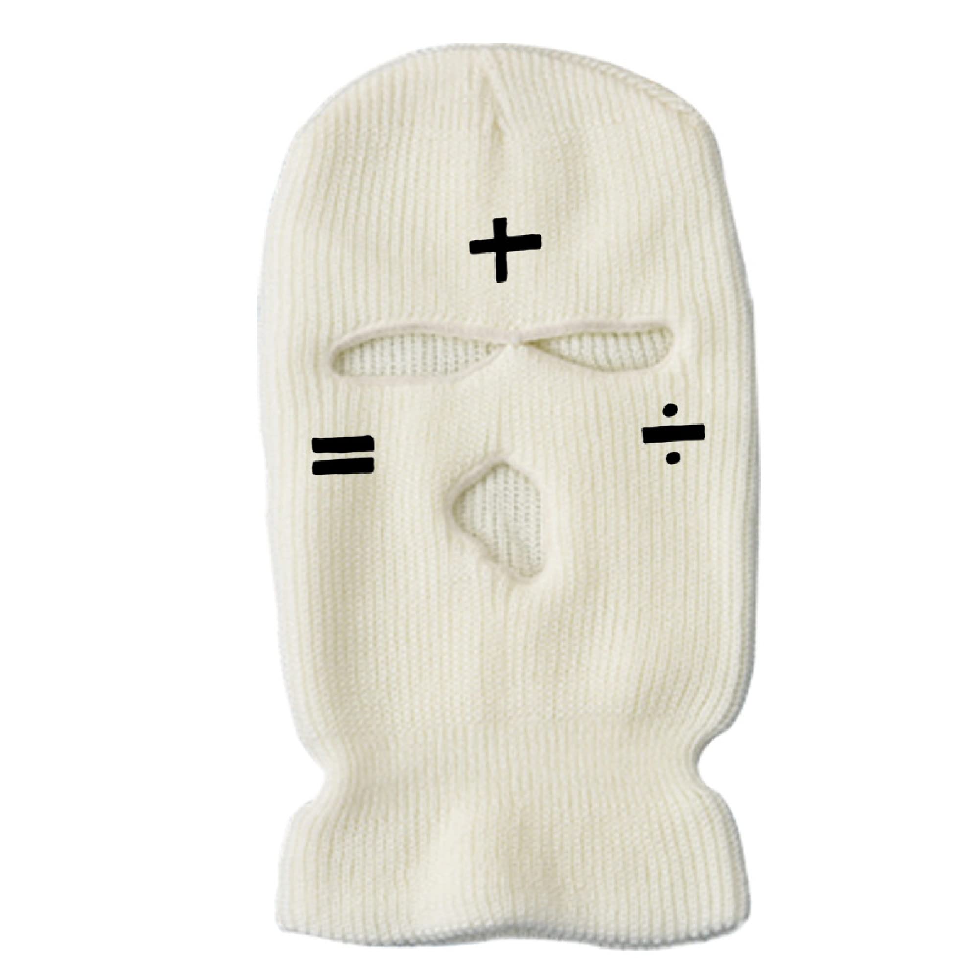 ISWMM 3-Hole Ski Mask - Wool Knit Winter Balaclava for Men & Women - Windproof Thermal Face Mask for Skiing, Snowboarding, Cycling & Outdoor Activities