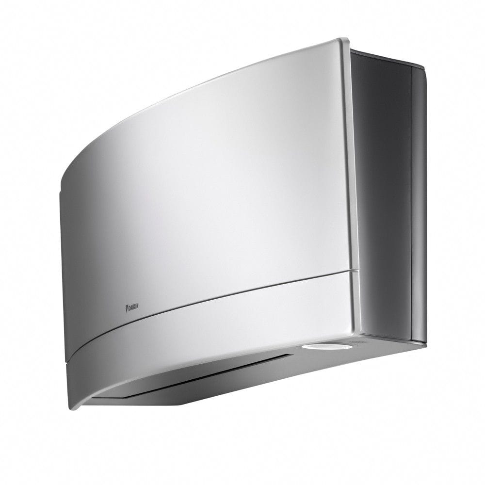 Daikin Emura Silver 9,000 BTU Mini Split Wall Mount Air Conditioner - Energy Efficient Cooling for Bedrooms & Small Spaces