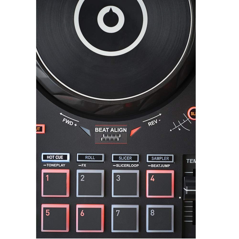 Hercules DJ Controller Professional Mixer - Black (Model 4780883) for DJs, Music Producers & Live Performances