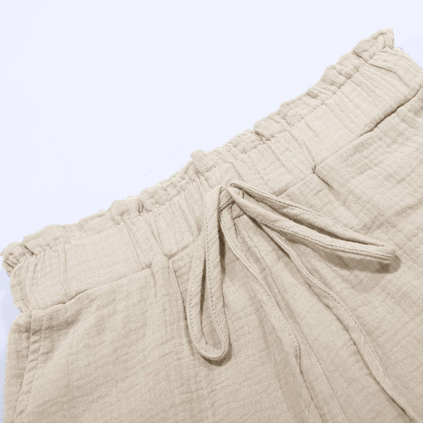 Women's High Waisted Summer Shorts with Pockets - Beach & Casual Wear