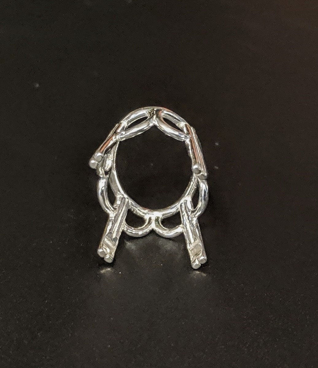 10x8mm & 20x15mm Sterling Silver or 14kt Gold Regal Lion Head Jewelry Findings - DIY Ring, Earring & Pendant Making Supplies for Custom Jewelry Design | Perfect for Handmade Necklaces, Bracelets & Royal-Themed Accessories