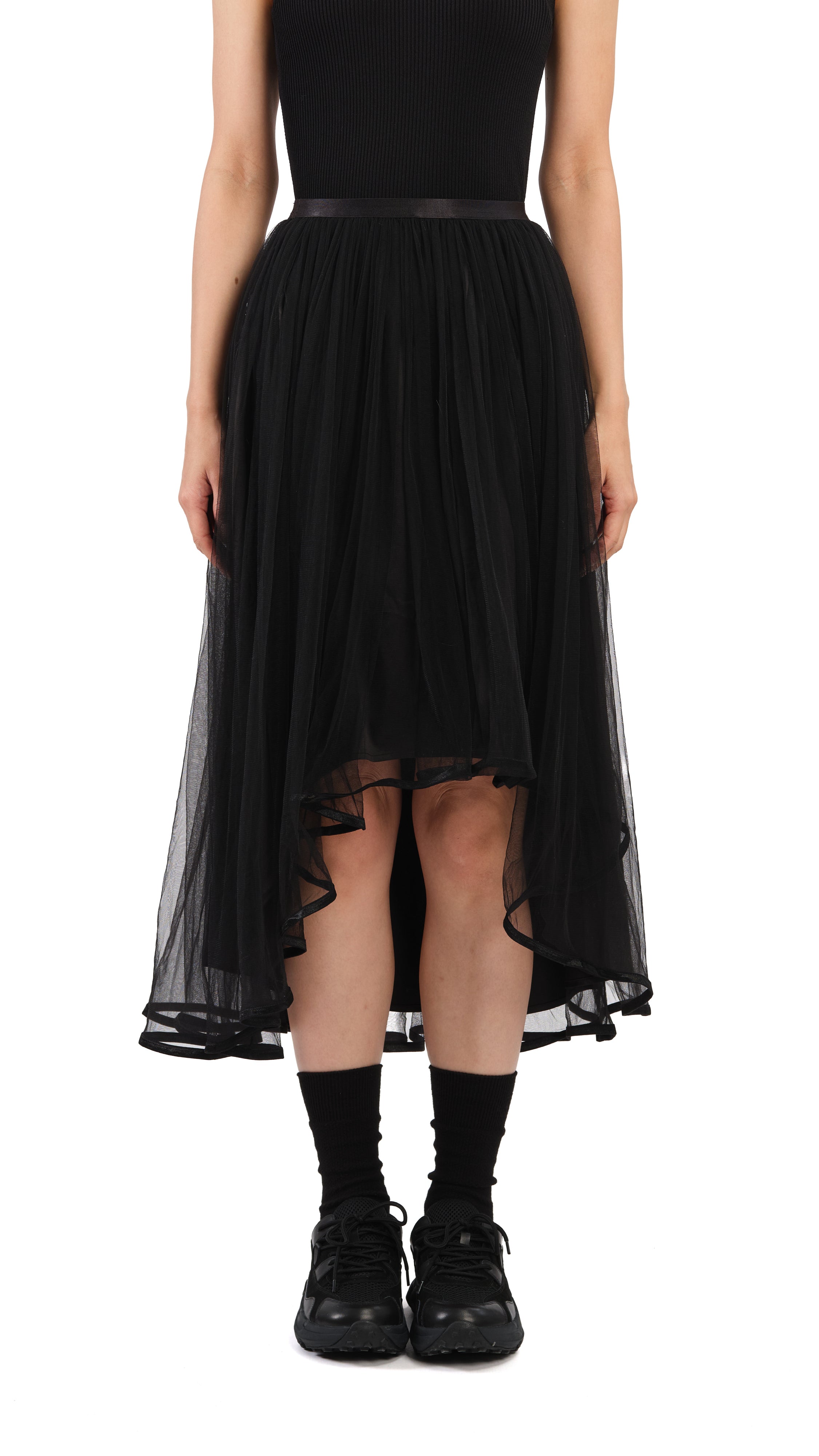 Breathable Volume Mesh Skirt for Women - Lightweight & Flowy Summer Skirt for Casual Wear, Beach, and Outdoor Activities