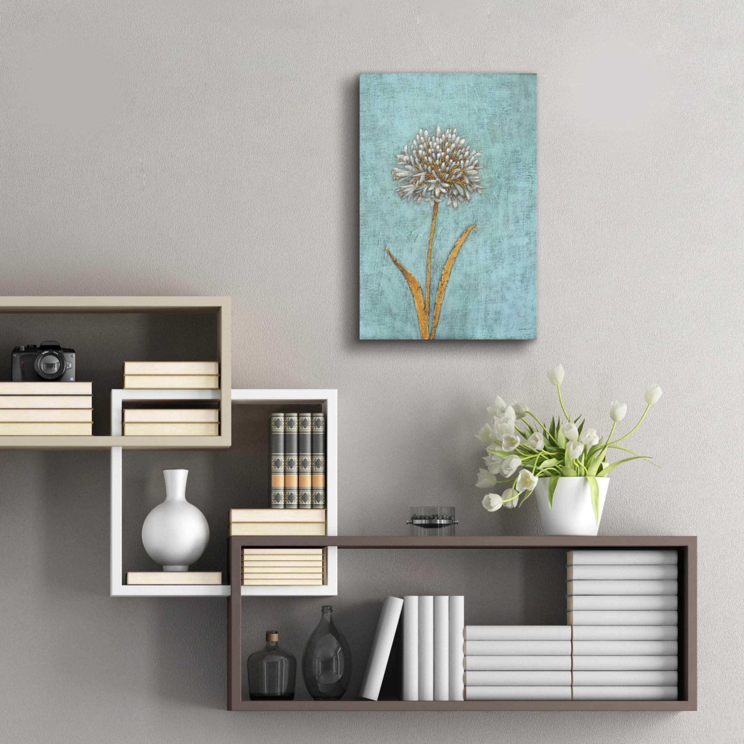Shimmering Summer I by James Wiens - 16x24 Inch Acrylic Glass Wall Art Painting, Modern Home Decor for Living Room, Bedroom & Office
