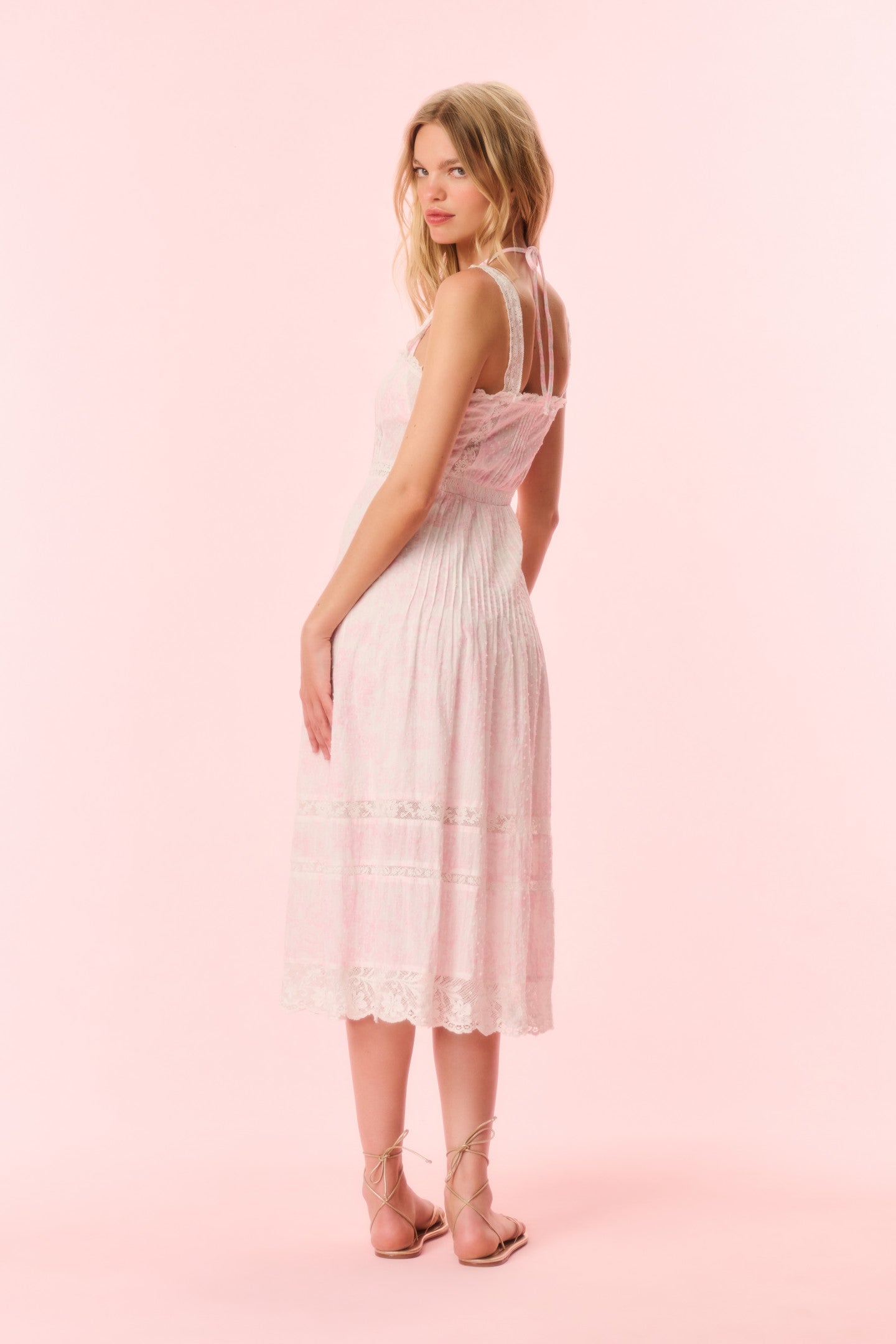 Judalon Women's Cotton Midi Dress - Flowy Summer Casual Dress with Short Sleeves for Beach, Vacation & Everyday Wear