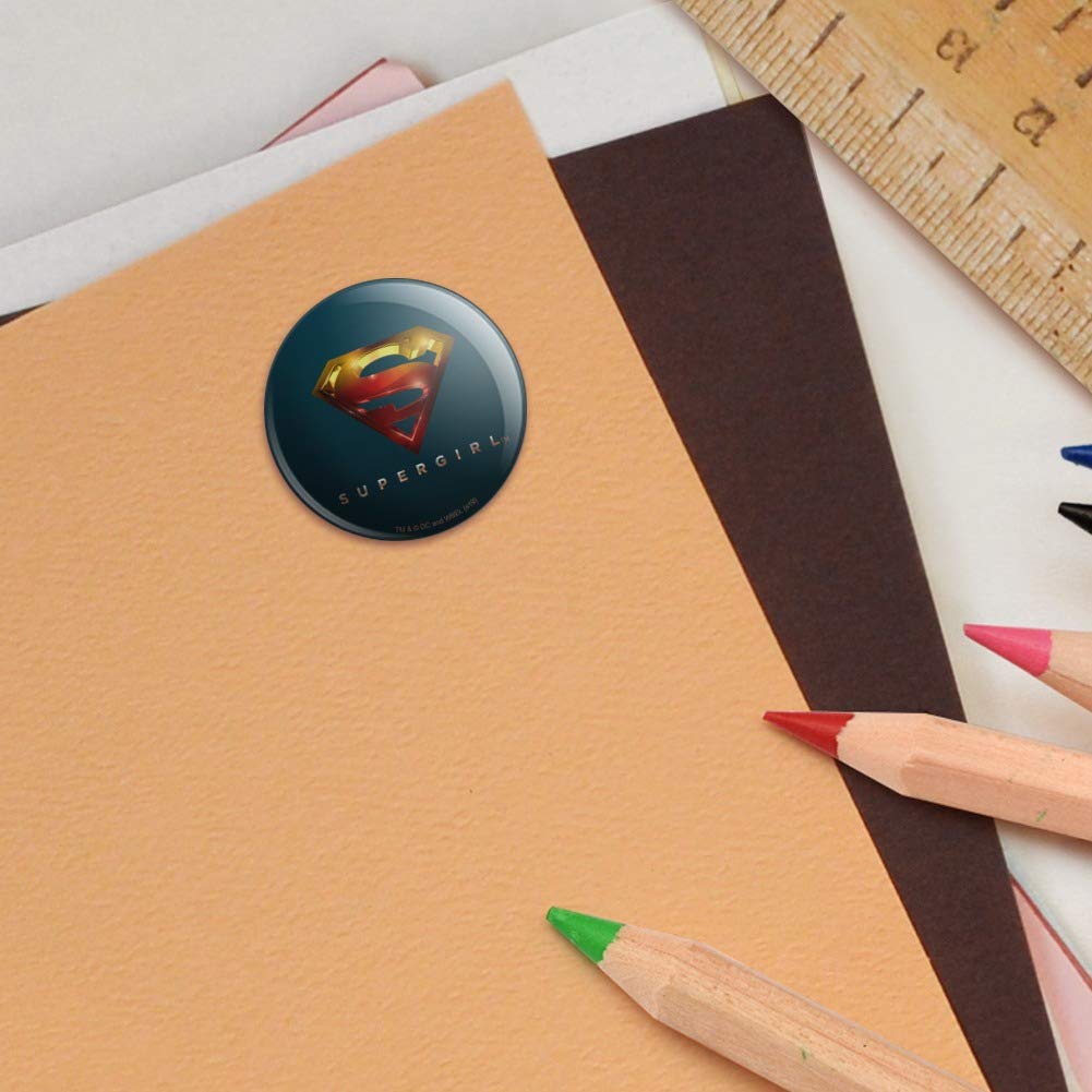 Supergirl TV Series Logo Puffy Bubble Dome Stickers - Scrapbooking, Crafting, DIY Projects - Perfect for Journals, Cards, and Gift Decorations