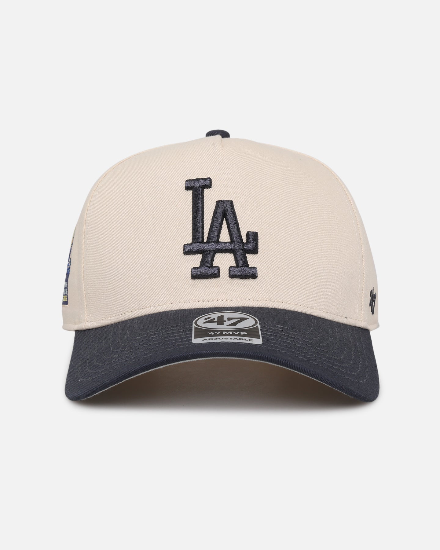 47 Brand Los Angeles Dodgers 'Two Tone Dodgers' 47 MVP DT Snapback Hat - Vintage Navy Adjustable Baseball Cap for Men & Women - Perfect for Game Day, Sports Events & Casual Wear