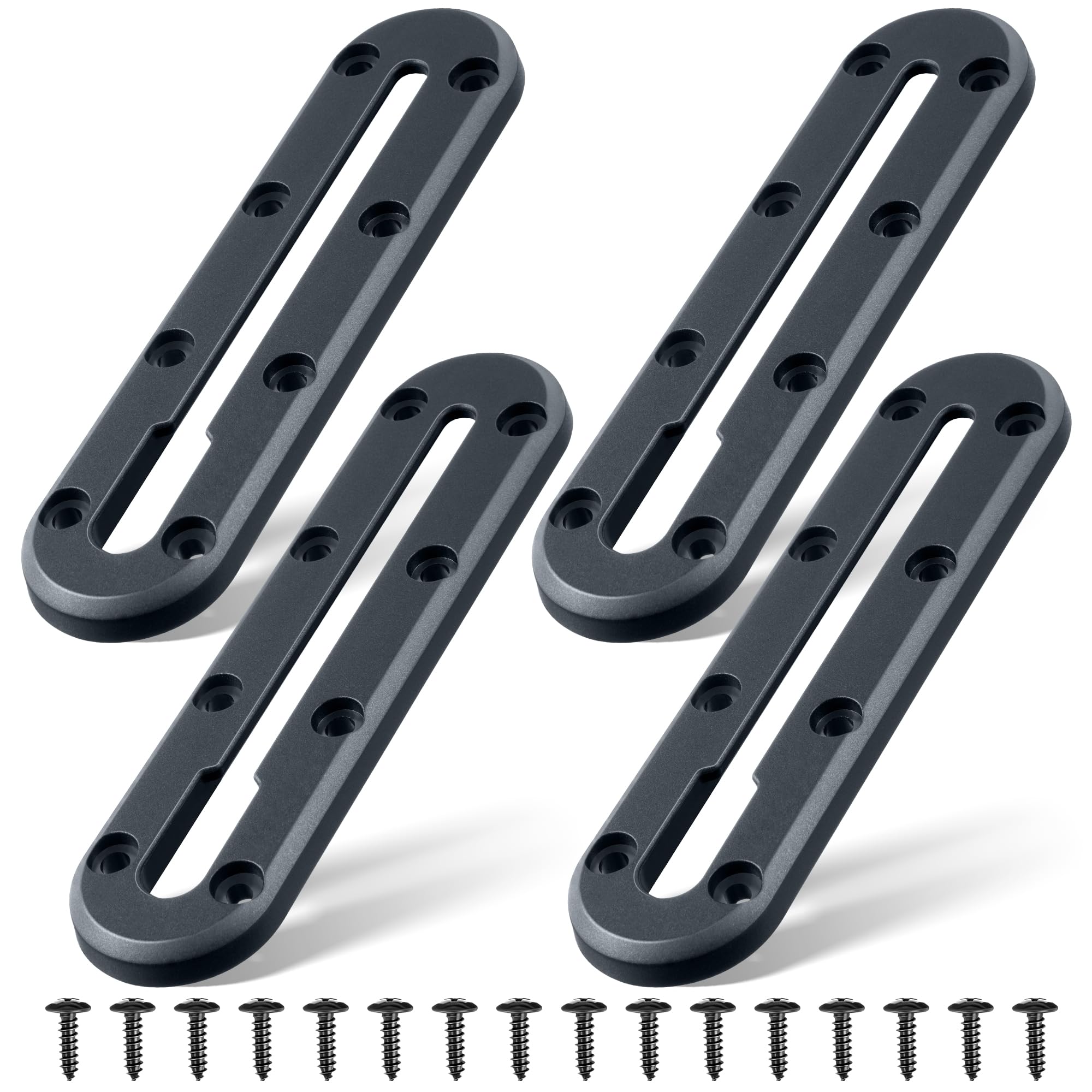 Kayak Track Accessories - Low Profile Mounting Rail for Fishing Rod Holders, Cup Holders & Paddle Holders | Durable Kayak Rail Track System for Secure Gear Attachment | Perfect for Kayak Fishing, Camping & Water Sports