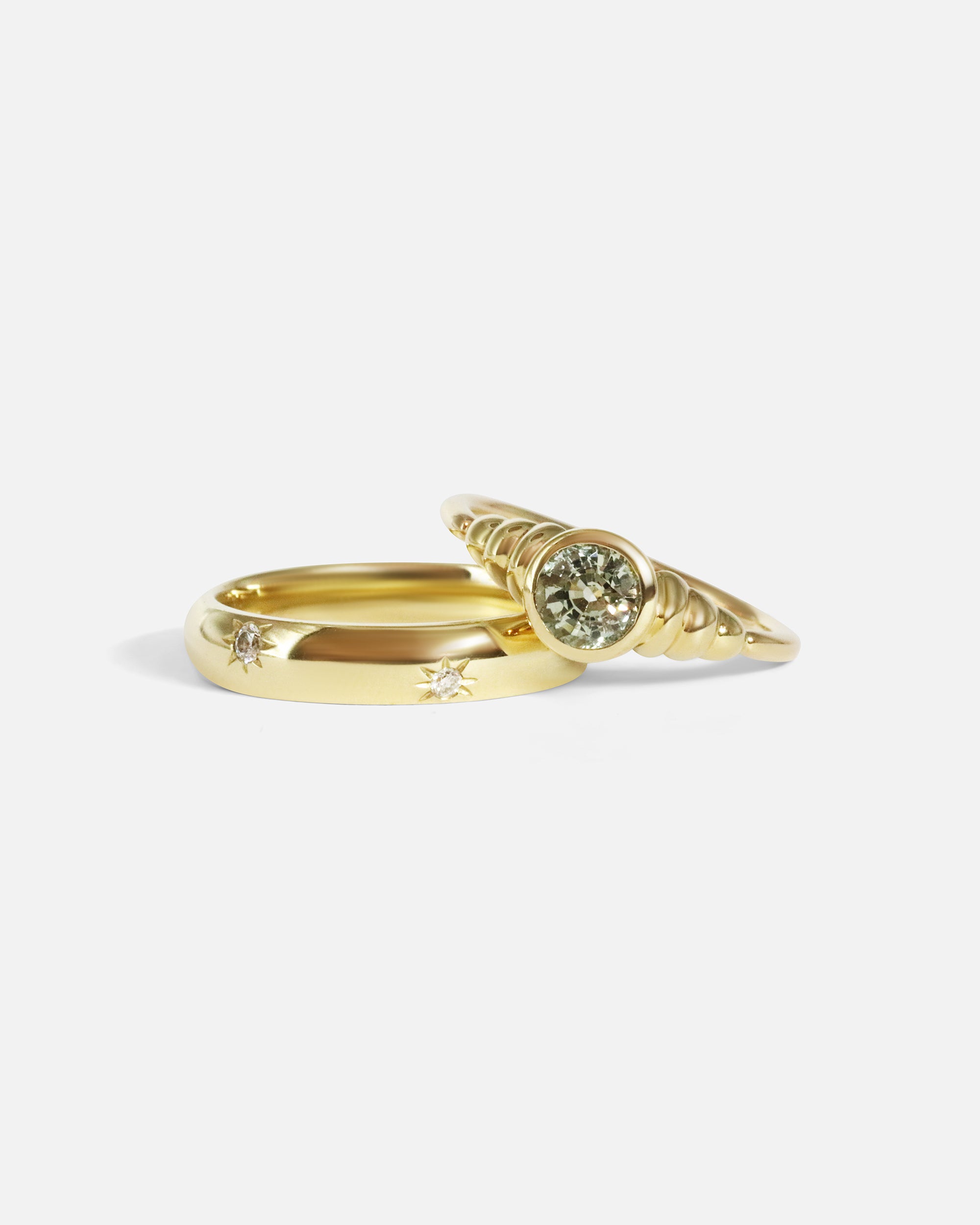 Hunny Ring - Dainty Gold Plated Stackable Ring Set for Women, Minimalist Jewelry Gift for Her - Perfect for Everyday Wear, Layering & Special Occasions