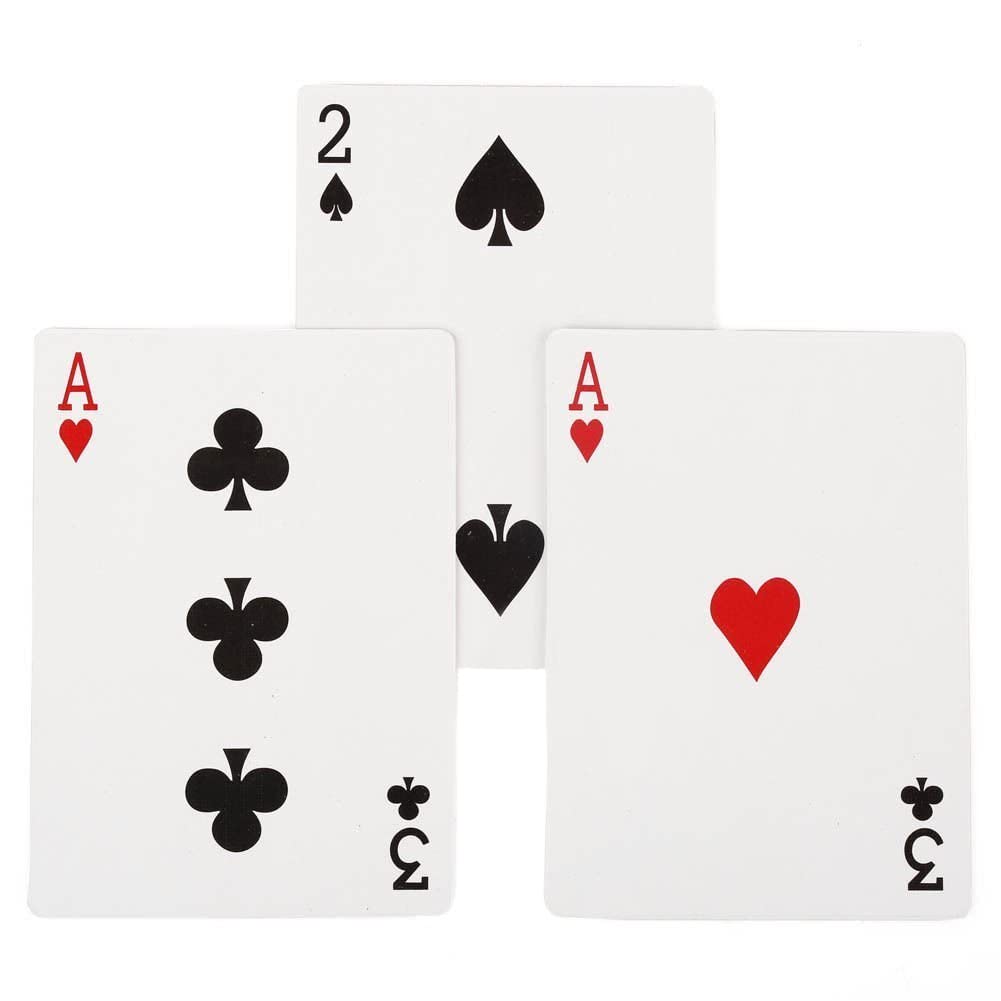 Three Card Monte Magic Trick (Red Back) – Classic Street Magic Game for Beginners & Pros – Perfect for Parties, Performances & Close-Up Magic