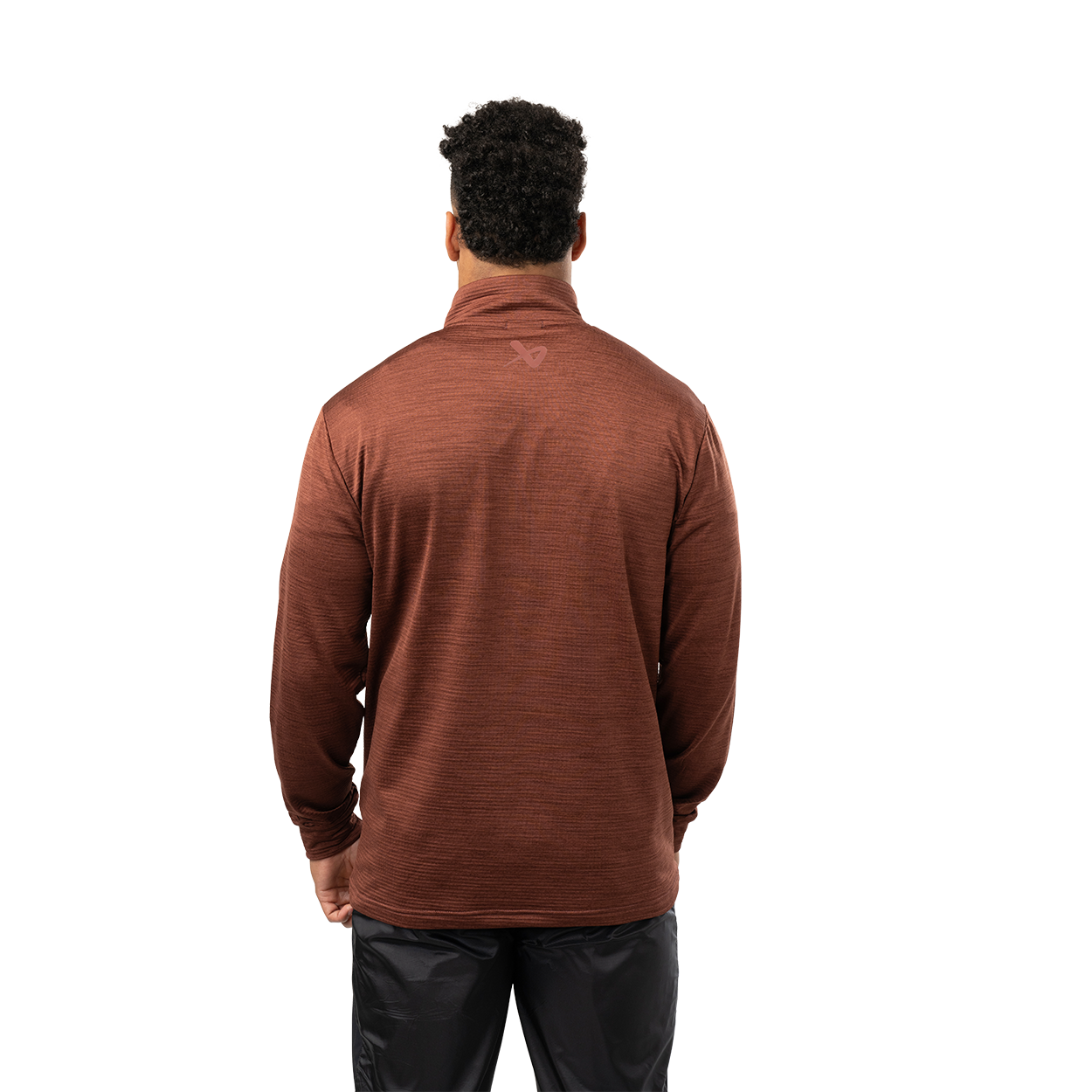 Bauer FLC Textured Half Zip Senior Hockey Pullover - Warm & Breathable Performance Wear for Ice Hockey Training & Outdoor Sports