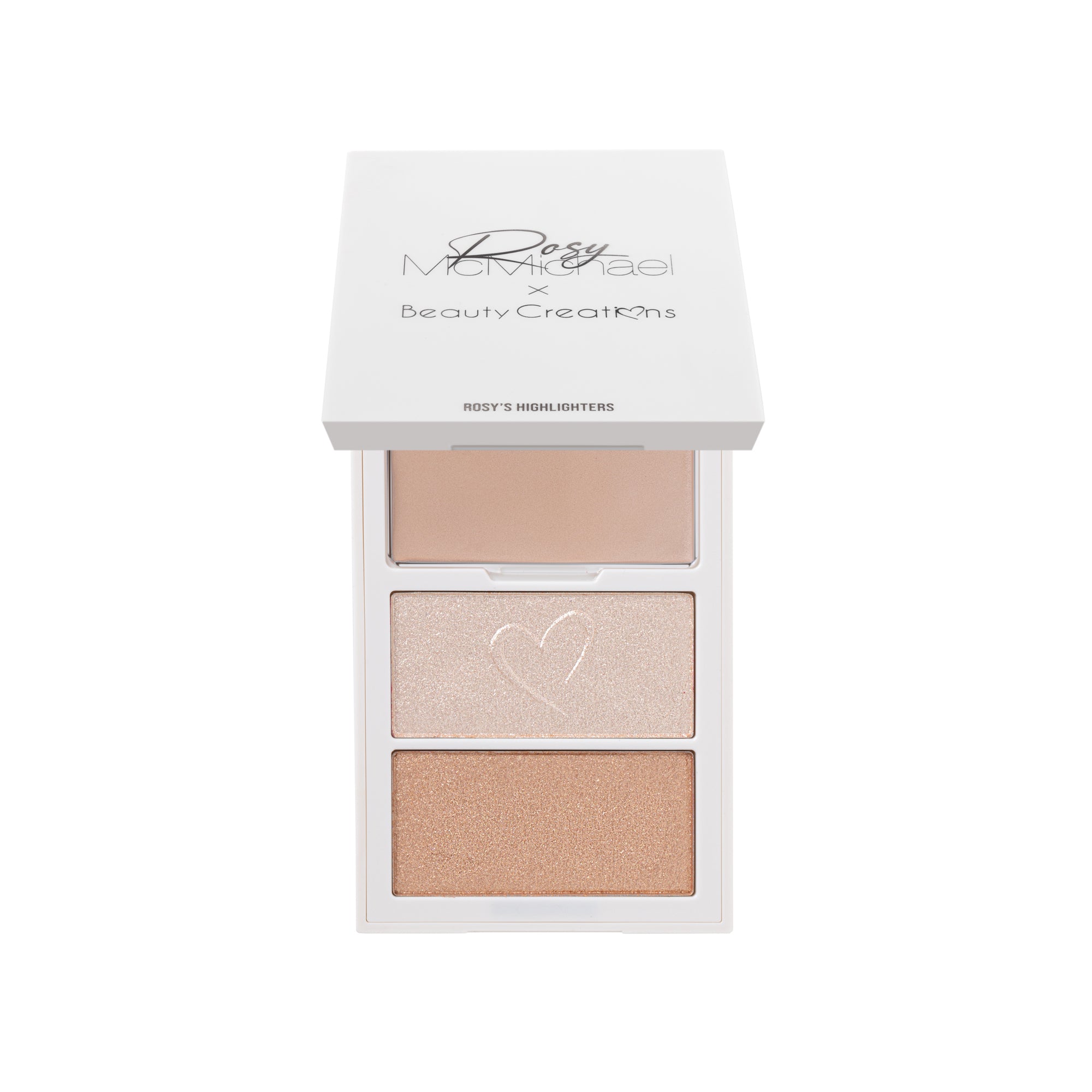 Rosy's Highlight Trio - 3-in-1 Makeup Set by Rosy McMichael | Contour, Blush & Highlighter Palette for Flawless Face Makeup | Perfect for Everyday Glam & Special Occasions