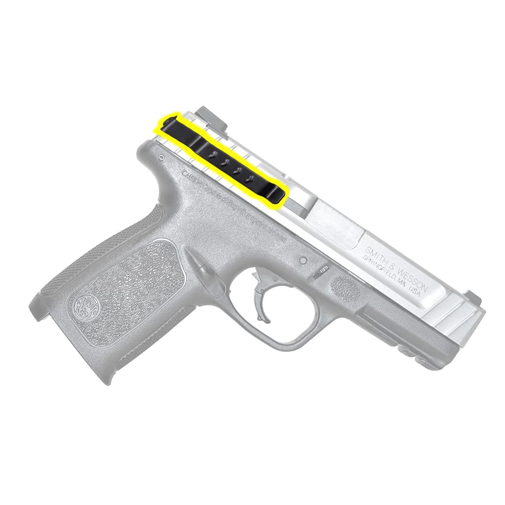 Low Profile Slim Gun Clip - Minimalist IWB Concealed Carry Holster for Pistols & Revolvers - Easy Install & Adjustable Fit - Perfect for Everyday Carry, Tactical Use & Self Defense