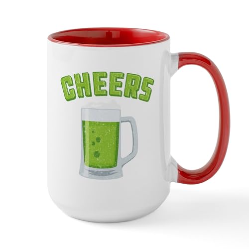 White/Red Inside - Cheers Green Beer
