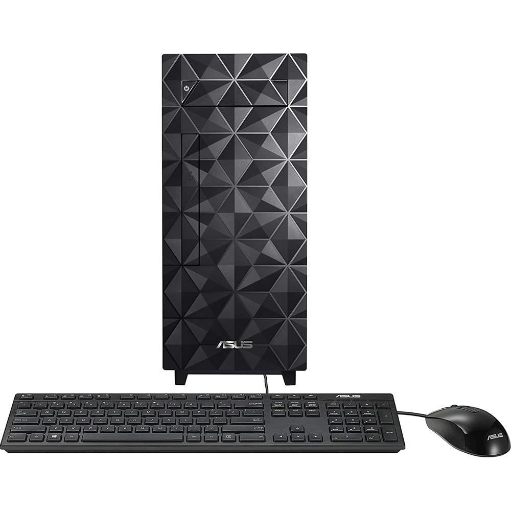 ASUS S300MA DH501 Mini Desktop PC - Intel Core i5 Processor, 8GB RAM, 256GB SSD, Windows 10 Pro - Compact Black Computer for Home Office, Business & Gaming