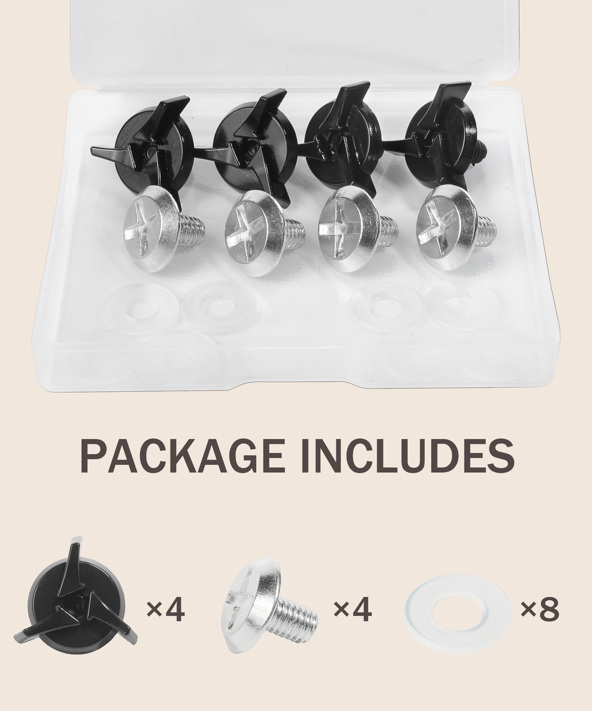 8pcs Motorcycle Helmet Screws & Visor Clips - Durable Helmet Accessories for Cross Country Riding