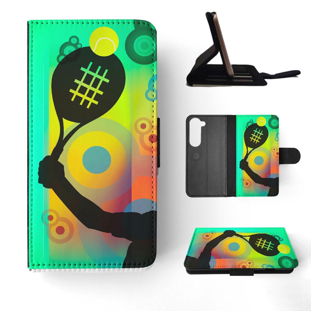 Foxercases Tennis Flip Wallet Case for Samsung Galaxy S23 - Stylish & Protective