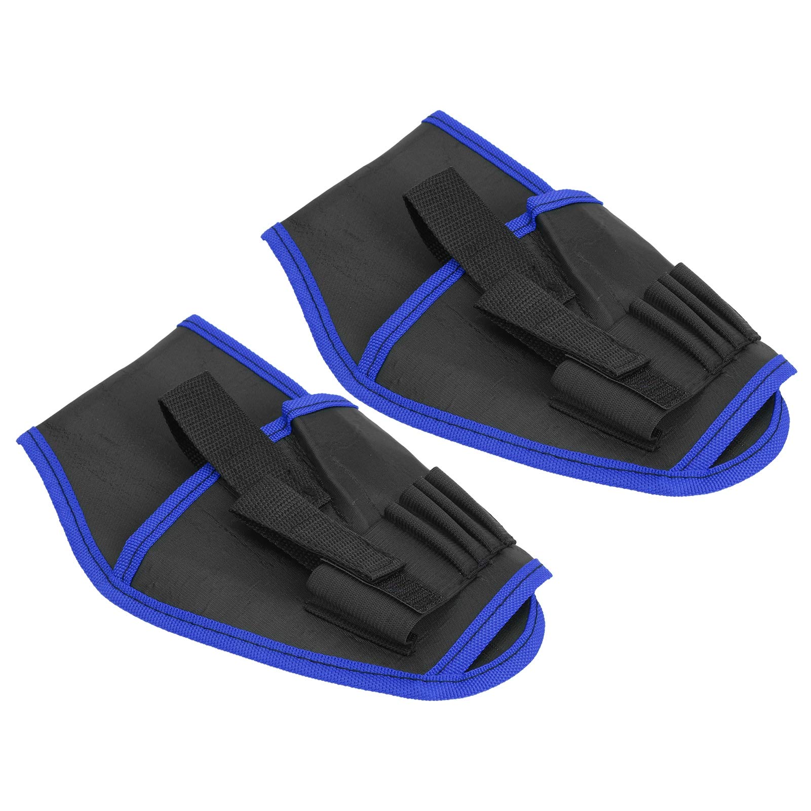 2Pcs Heavy Duty Electric Drill Pouch - Portable Multifunctional Tool Belt Pouch for Cordless Drills & Electrician Tools (Blue) - Ideal for Construction, DIY Projects & Professional Electricians