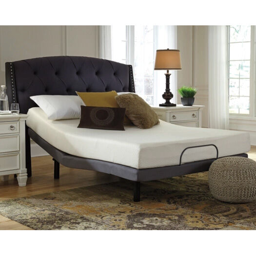 Ashley Chime 8 Inch Memory Foam Mattress - Queen Size Cooling Gel Mattress Topper for Back Pain Relief & Pressure Relief - Perfect for Bedroom, Guest Room & RV Use