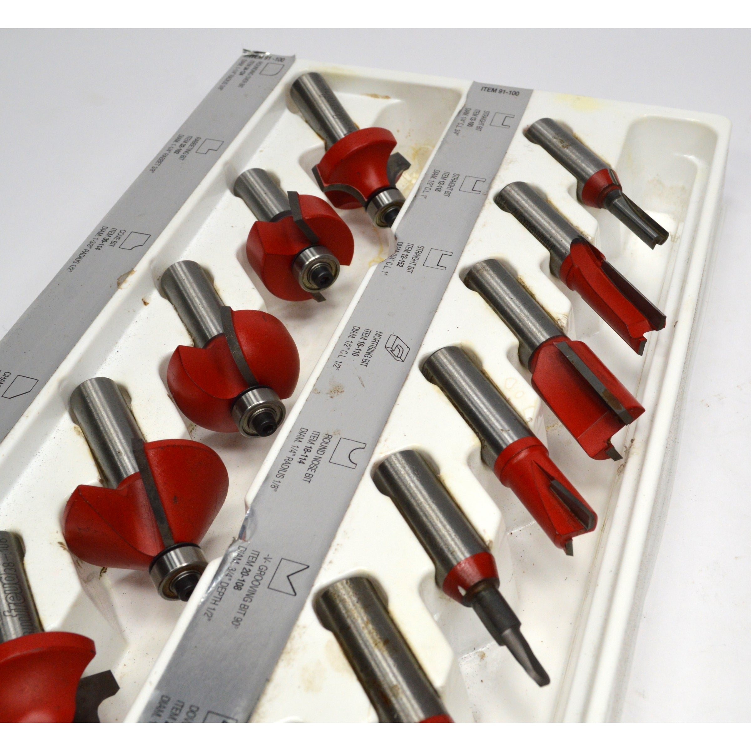 FREUD Premium Woodworking Router Bit Set #91-100 with 13 Specialty Bits & Storage Box – Perfect for DIY Projects, Cabinet Making, and Professional Woodworking
