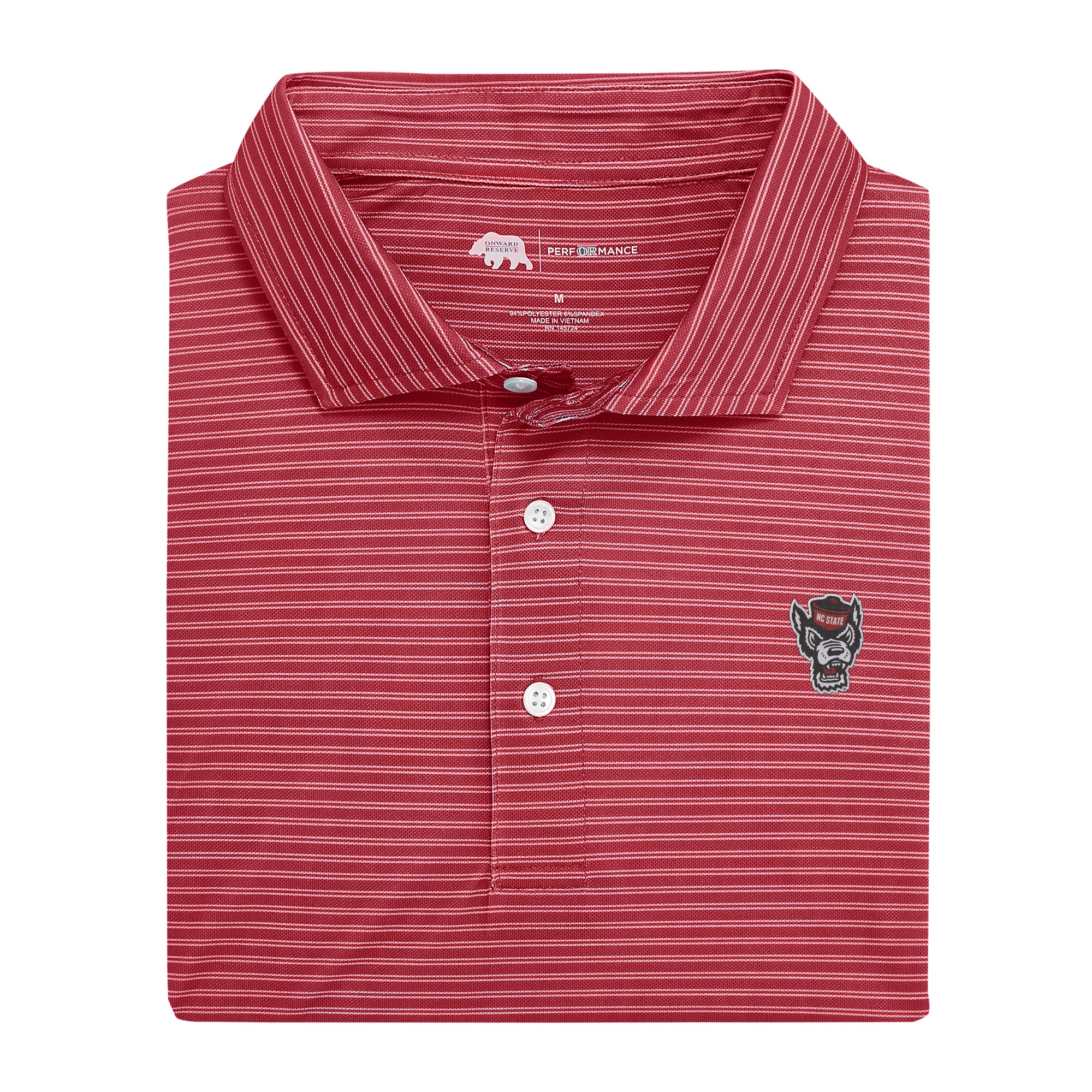 NC State Performance Pique Polo Shirt for Men - Moisture-Wicking, Breathable Fabric - Perfect for Golf, Tennis & Casual Wear