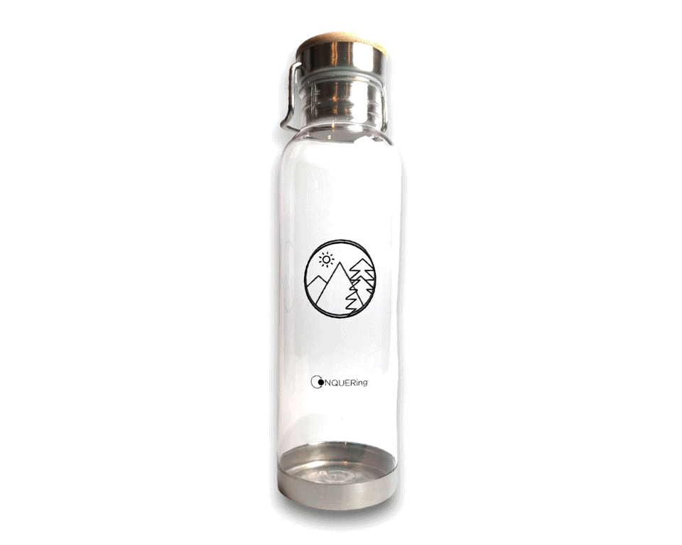 Conquering Magic Water Bottle - Leak Proof, Insulated Stainless Steel Bottle for Gym, Hiking & Travel - Keeps Drinks Hot & Cold for 24 Hours