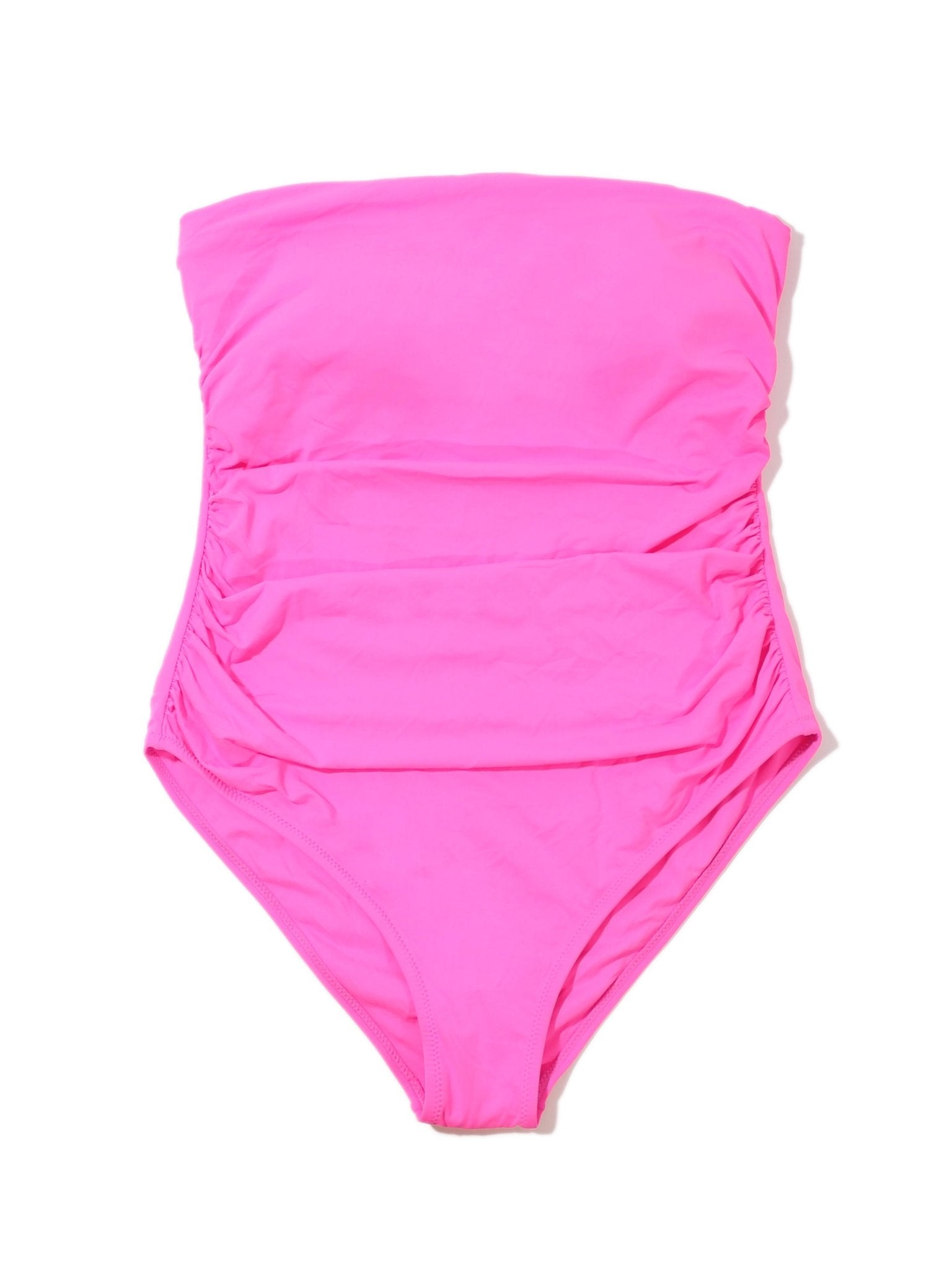 Women's Bandeau One Piece Swimsuit - Sexy Monokini Bathing Suit with Adjustable Straps & High Waist for Beach, Pool, Vacation & Summer Swimwear