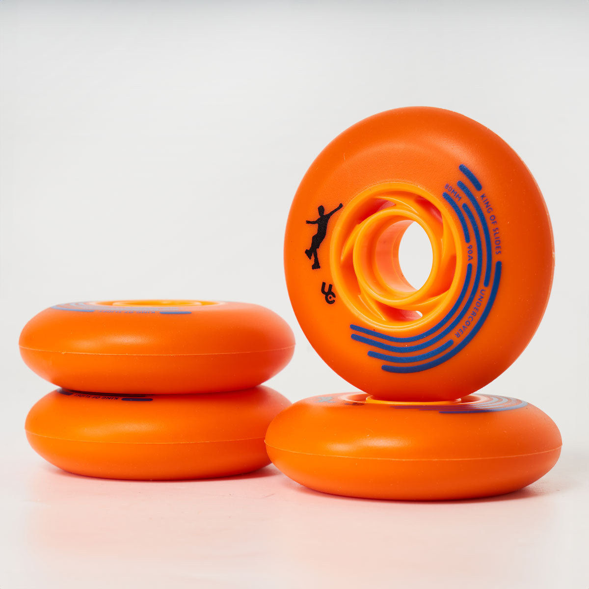 Undercover King Of Slides 80mm Skateboard Wheels - Orange | Perfect for Street Skating & Park Tricks