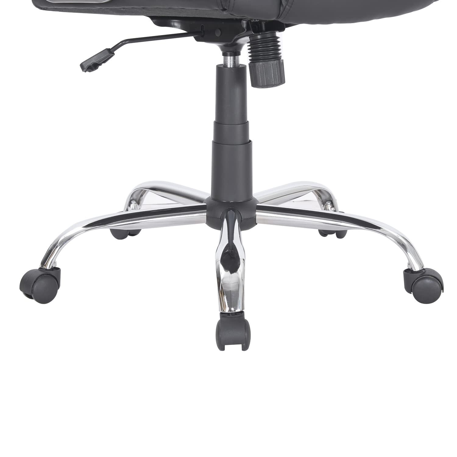 Naomi Home Ergonomic Office Chair - High Back Executive Desk Chair with Wheels, Adjustable Armrests & Lumbar Support, Height/Tilt Swivel Leather Computer Chair - Gray - Perfect for Home Office, Gaming & Workspace Comfort