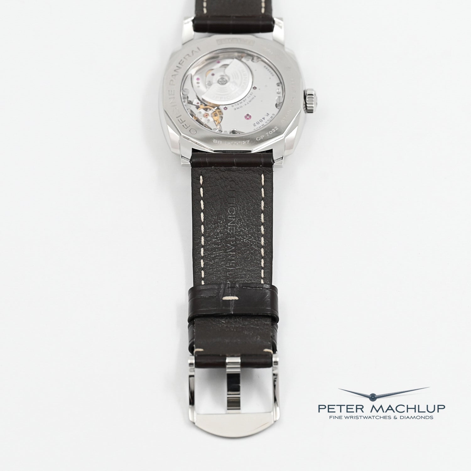 Panerai Radiomir 8-Day GMT Automatic Men's Watch - Luxury Stainless Steel Timepiece with Power Reserve - Perfect for Business Travel & Formal Occasions