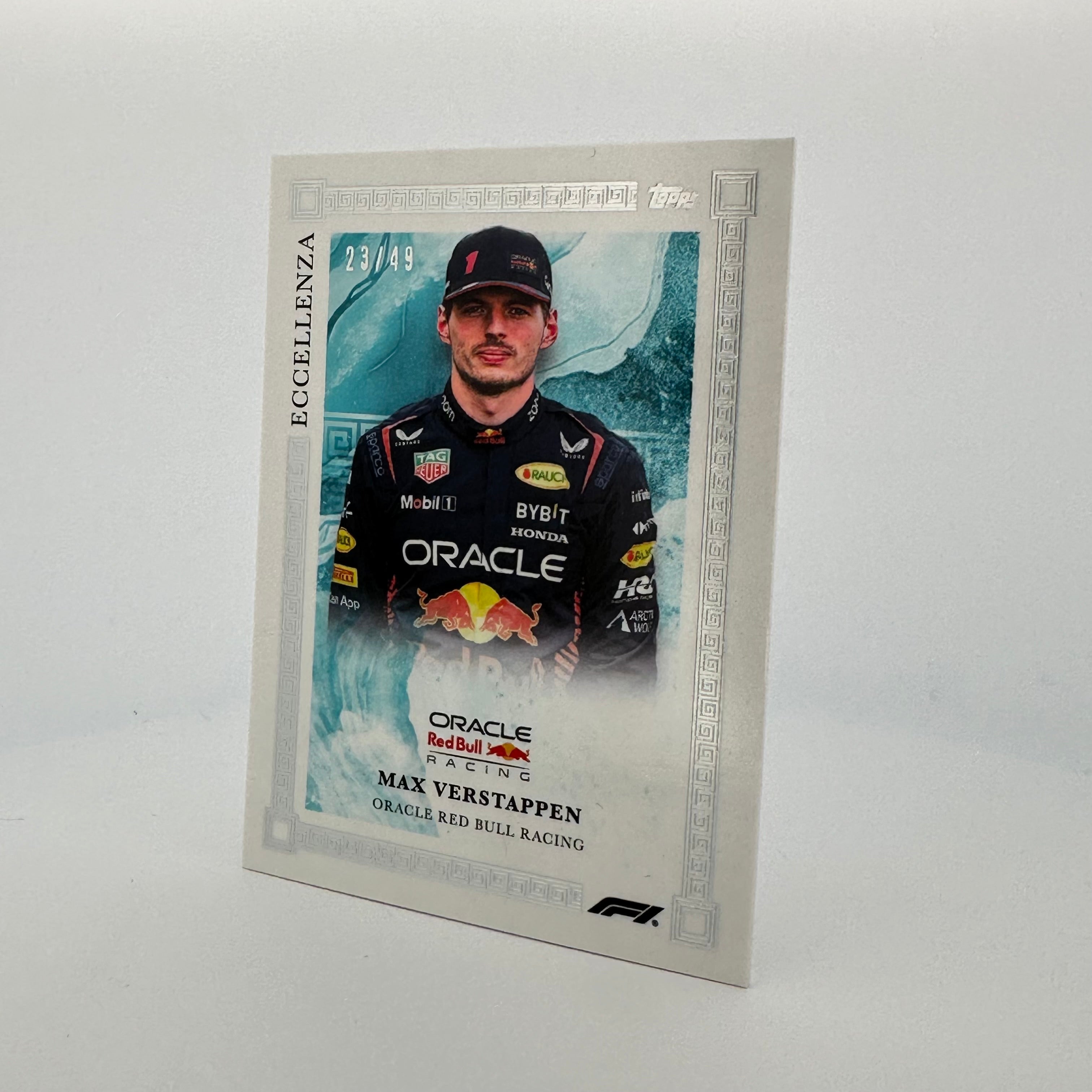 Max Verstappen 2023 Eccellenza 23/49 Aqua - Limited Edition Collectible for Formula 1 Fans, Home Decor & Gift for Racing Enthusiasts