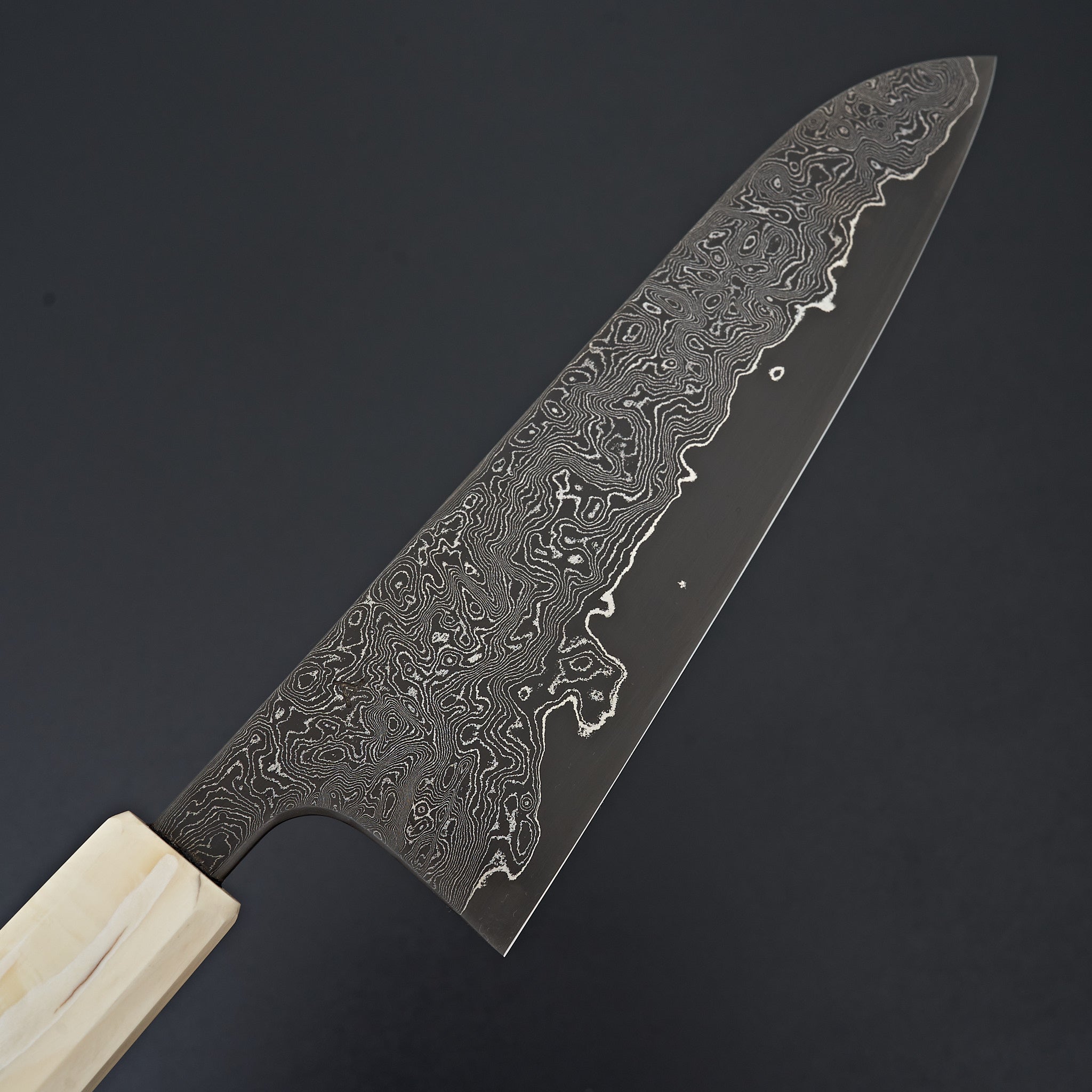 Premium Jamison Chopp 26c3 Damascus Steel Chef Knife with Hawaiian Koa Handle - 205mm Blade - Perfect for Professional Chefs & Home Cooking Enthusiasts