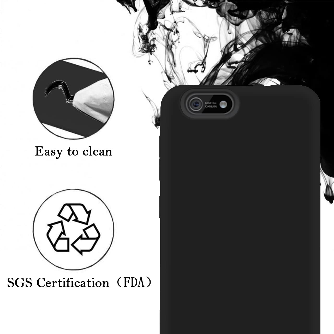 Custom Personalized Photo & Text Name Phone Case for Cloud Mobile Stratus C5 Elite & Stratus C5 - Anti-Scratch Soft TPU Protective Cover (Black) - Perfect Gift for Birthday, Anniversary & Daily Protection