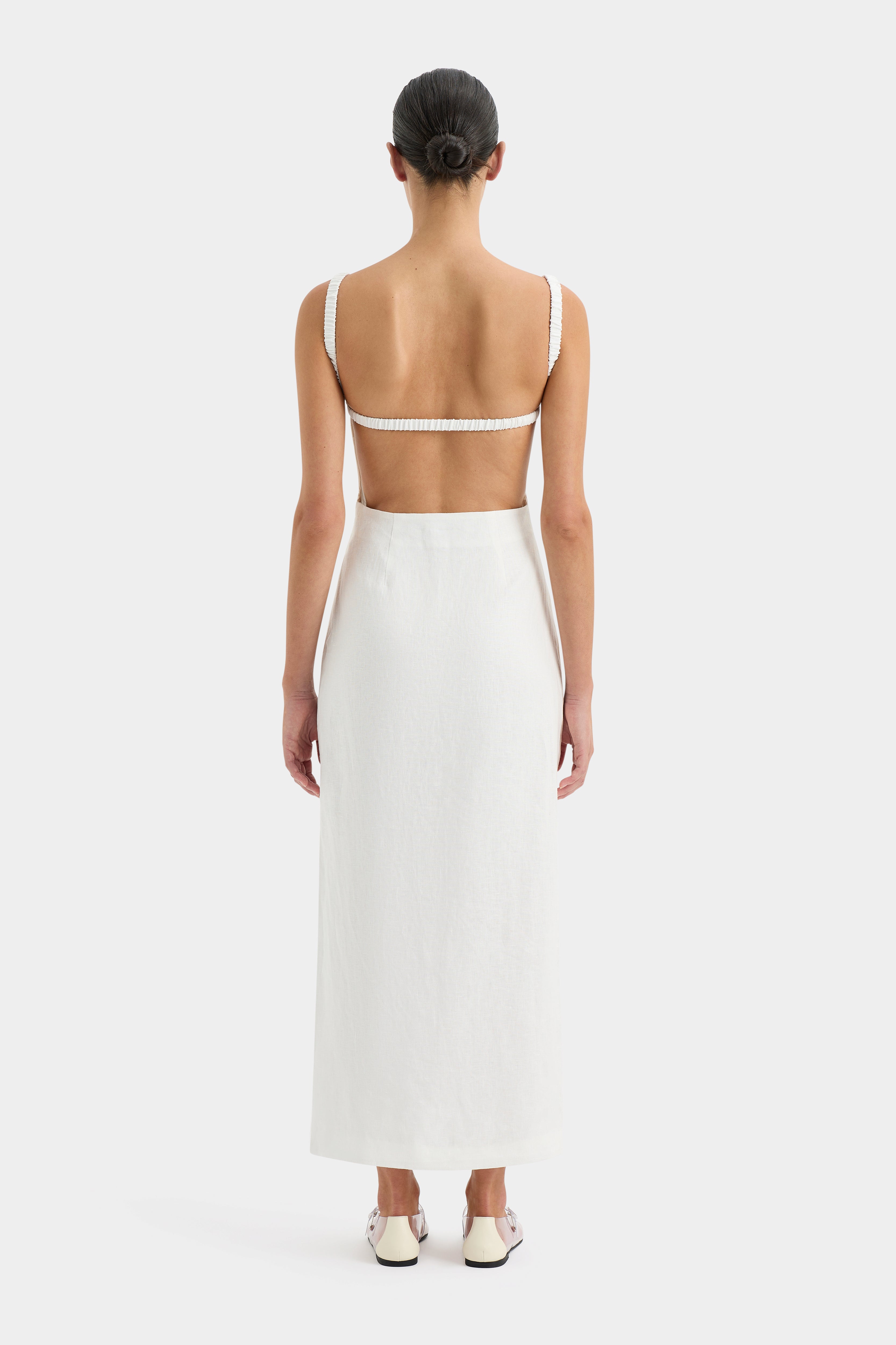 Primrose Ruched Midi Dress for Women - Flattering Bodycon Party & Cocktail Dress - Perfect for Weddings, Date Nights & Special Occasions