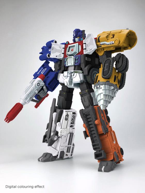 Fans Hobby Master Builder MB-18 Energy Commander 7-Inch Collectible Action Figure - Transformers Inspired Robot Toy for Display & Play - Perfect for Collectors and Gifts