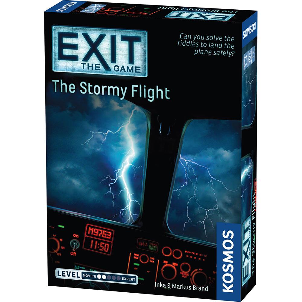 EXIT: The Stormy Flight - Escape Room Board Game for Adults & Teens | Family Strategy Game Night | Perfect for Parties & Team Building