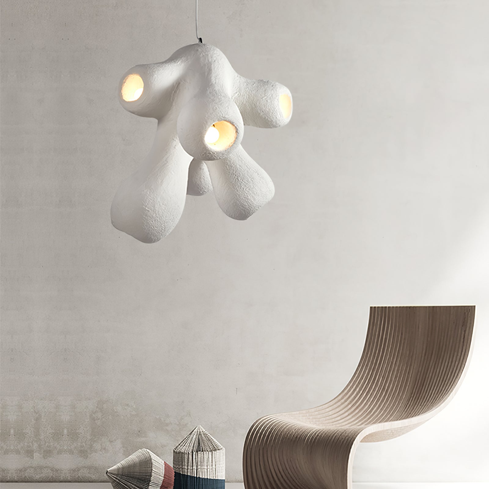 Fertility Pendant Lamp - Modern Boho Hanging Light for Bedroom, Nursery & Meditation Space | Fertility Symbol Home Decor for Positive Energy & Spiritual Healing