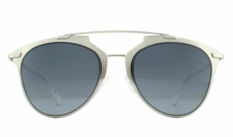 Christian Dior REFLECTED/S 085L HD Palladium Sunglasses - White & Gray Gradient Lens - Luxury Designer Shades for Women & Men - Perfect for Beach, Driving & Fashion Outfits