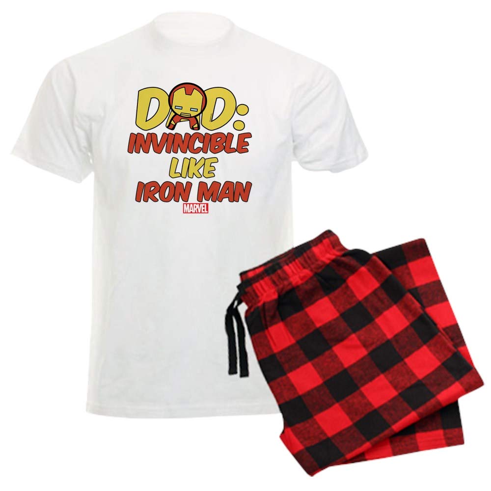 Invincible Iron Man Pajama Set for Men - Soft Lightweight Sleepwear with Superhero Design | Perfect for Gifts, Lounge Wear & Marvel Fans