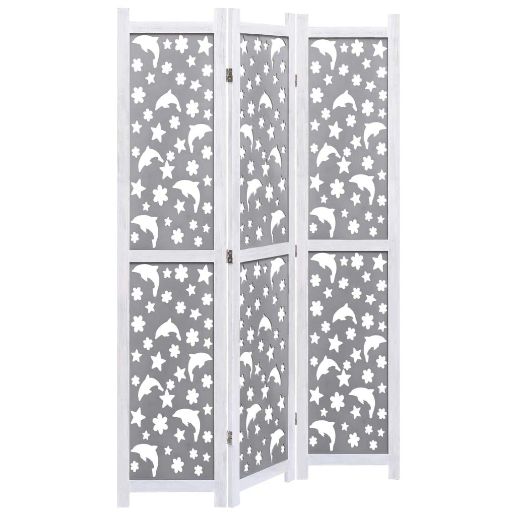 FAMIROSA 3-Panel Room Divider Screen - Freestanding Privacy Partition for Bedroom & Living Room - 41.3
