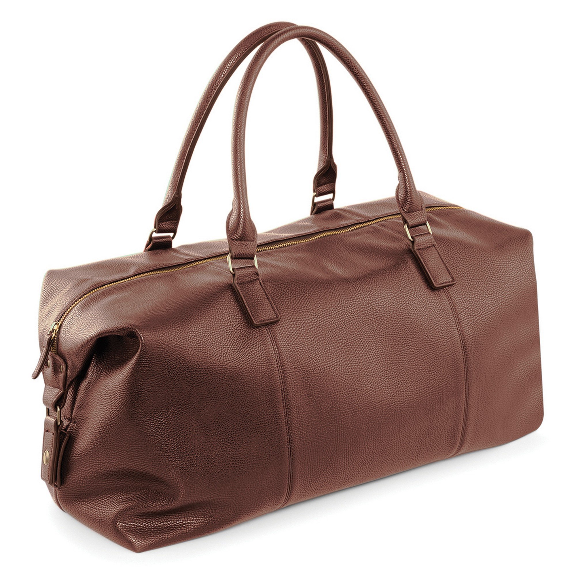 Quadra NuHude Faux Leather Weekender Carryon Bag for Women & Men - 2 Pack Travel Duffel Bag for Gym, Overnight Trips & Weekend Getaways